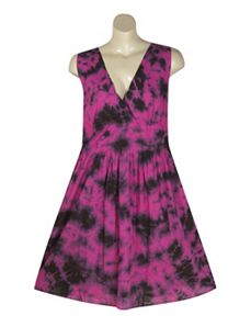 Fuchsia Tie Dye Dress by Blue Plate