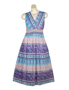 Purple Paisley Maxi Dress by Blue Plate