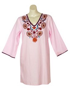 Pink Hippie Chic Tunic by Blue Plate
