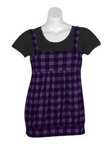 Purple Plaid Jumper by One Step Up Plus