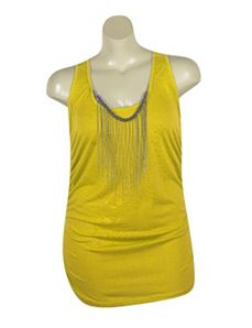 Yellow Tunic Tank by Miss Majesty