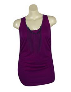 Purple Tunic Tank by Miss Majesty