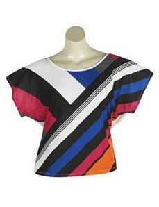 White Block It Top by Miss Majesty