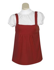 Red Trendy Top by One Step Up Plus