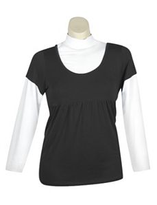 Black Rush Top by One Step Up Plus