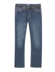 Belted Stitched Jean by Revolt Jeans