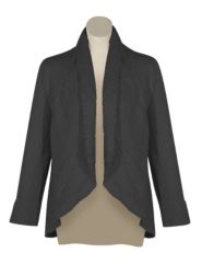 Black Open Sweater Cardigan by alight