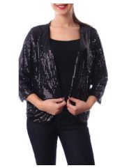 Black Sequin Cardigan by alight