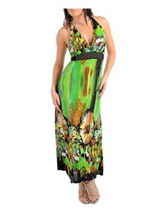 Patterned Green Maxi Dress by alight