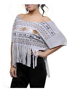 Gray Fun Printed Top by alight