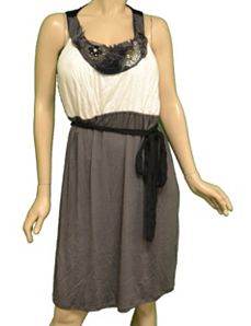 Beaded Color Block Dress by alight