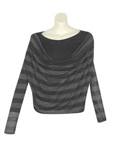 Charcoal Stripe Top by alight