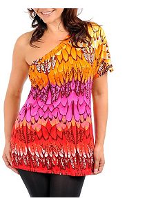 Orange Lagoon Top by alight