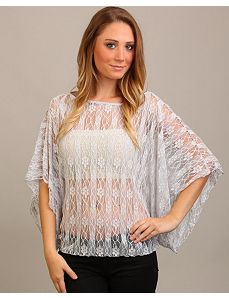 Gray Lace Top by alight