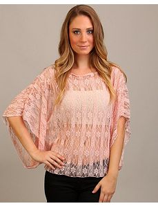Peach Lace Top by alight