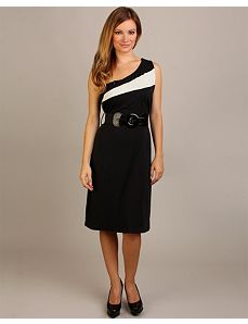 One Shoulder Stripe Dress by alight