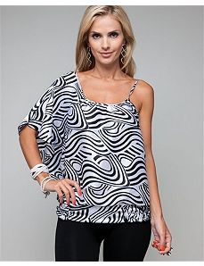 Cold Shoulder Smocked Top by alight