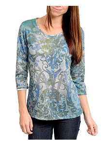Silver Blue Top by alight