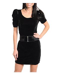 Black Velvet Dress by alight