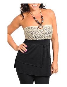 Cream Necklace Top by alight