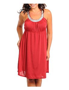 Red Sparkle Dress by alight