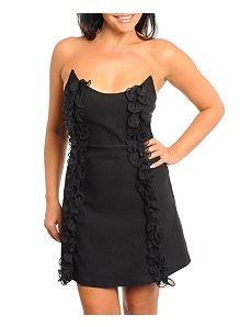 Black Late Night Dress by alight