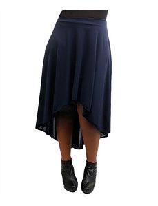 Navy Hi Low Skirt by alight