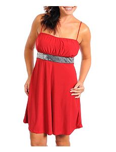 Red Pure Party Dress by alight