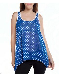 Blue Dot Tank Top by alight