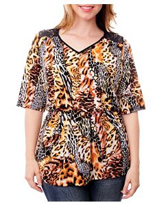 Allover Animal Top by alight