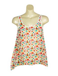 White Polka Dot Top by alight