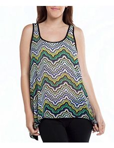 Green Waves Top by alight