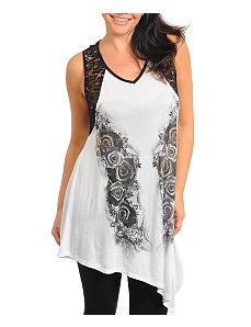 White Sublime Tunic by alight