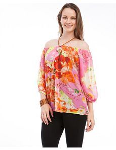 Pink Floral Top by alight
