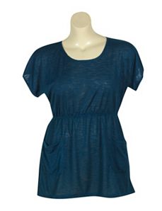 Blue Two Pocket Top by alight