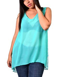 Mint Country Hi Low Top by alight