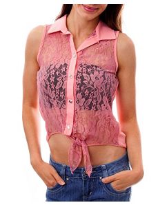 Pink London Lace Blouse by alight