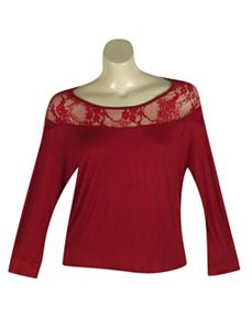 Grey Lace City Top by alight
