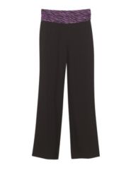 Fuchsia Zebra Yoga Pant by Extra Touch