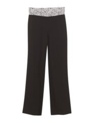 White Animal Print Yoga Legging by Extra Touch