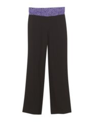 Purple Animal Print Yoga Legging by Extra Touch