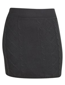Grey Sweater Skirt by Extra Touch