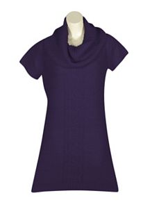 Purple Sweater Dress by Extra Touch