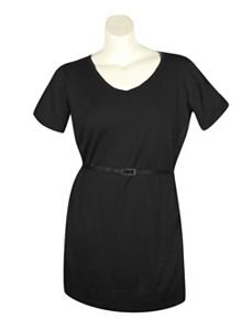 Black Back Lace Dress by Extra Touch