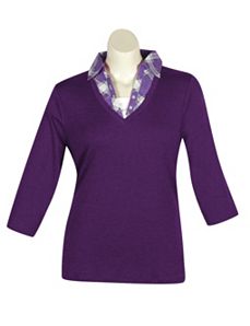 Purple Road Top by Extra Touch