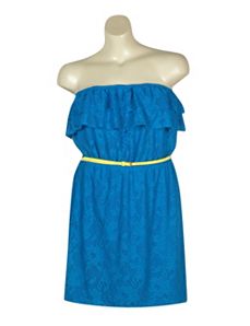 Lace Ruffle Dress by Extra Touch