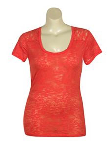 Lace Yoke Top by Extra Touch