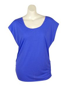 Zipper Back Top by Extra Touch
