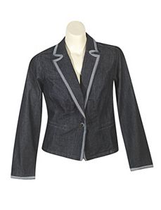 New York Denim Blazer by Baccini