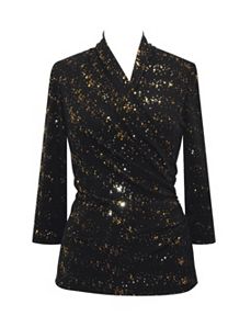 Black In Black Blouse by Alex Evenings